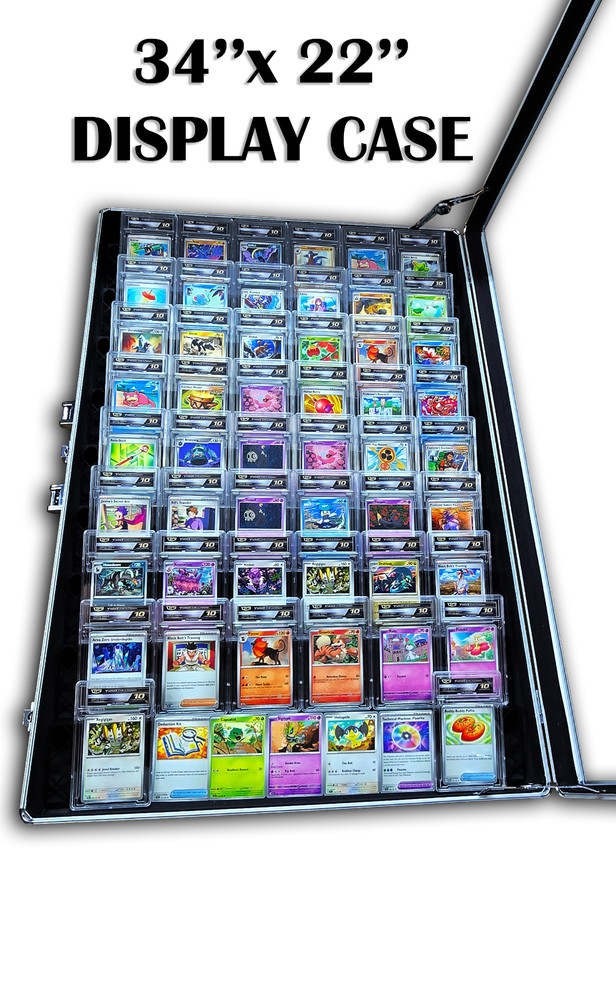 Display Case Card Riser Stands-For 34x22 Vertical/Horizontal Case - 27-33 Risers