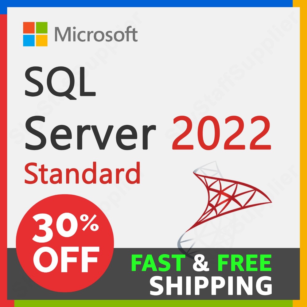 Microsoft SQL Server 2022 Standard Edition (Retail) - Full Version License - NEW