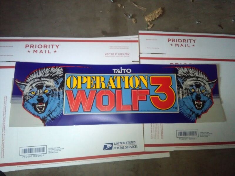 operation wolf 3 arcade marquee #3