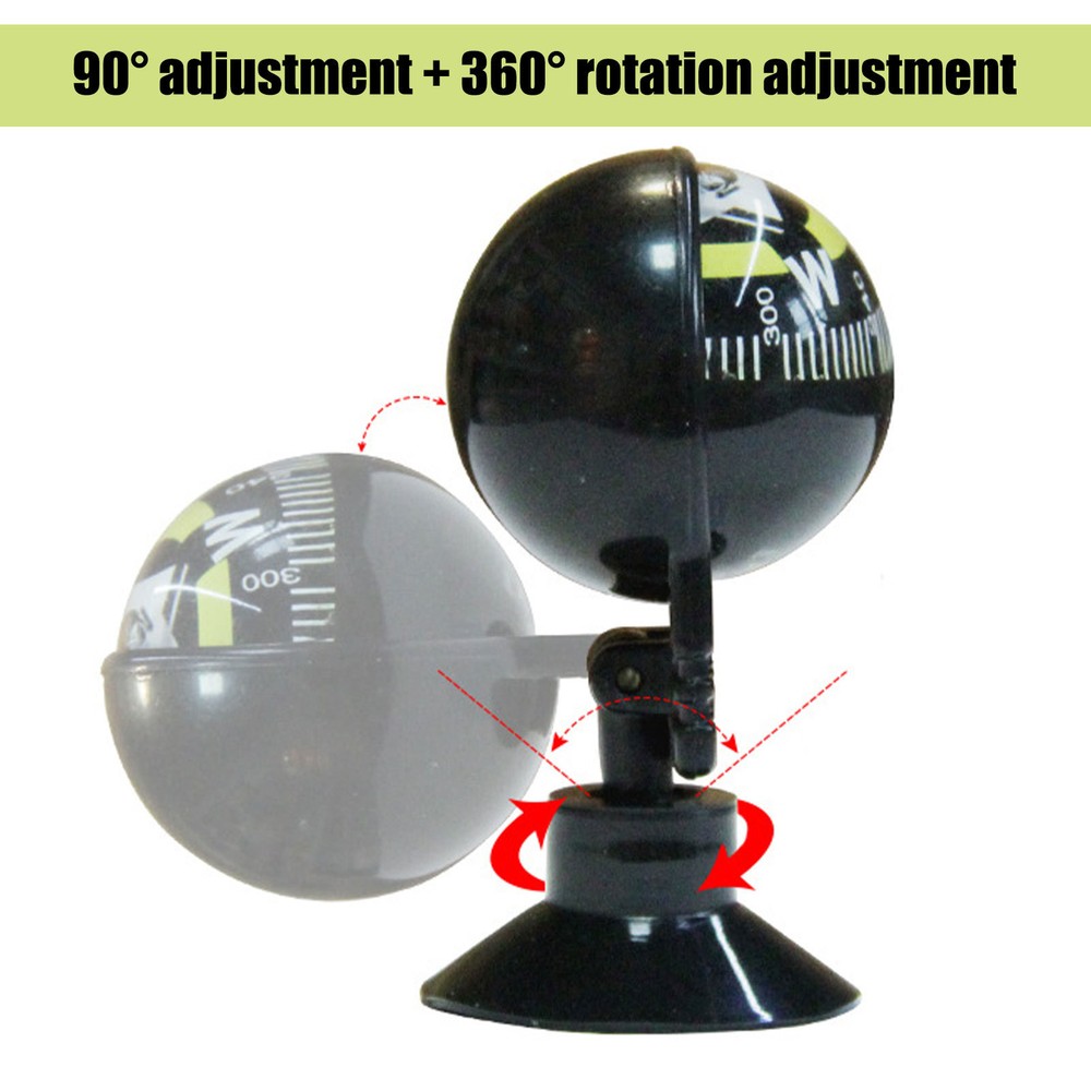Compass Navigation Dashboard Car Compass For Car Boat Cycling Hiking Direction