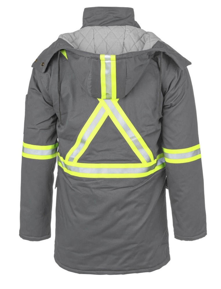 Proactive FR Flame Resistant Hi Vis Insulated Parka Jacket (MEDIUM) SHIPS TODAY
