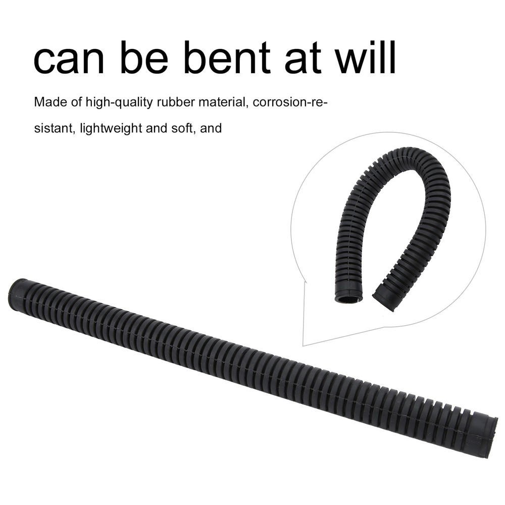 Soft Rubber Diving Corrugated Inflator Hose For BCD