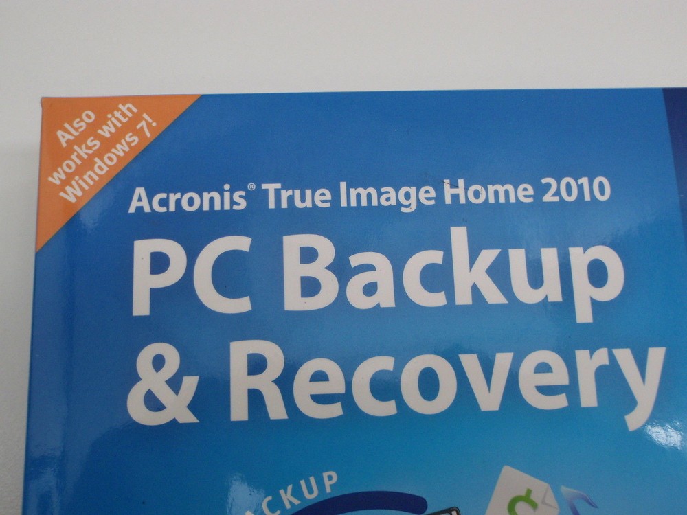 PC BACKUP RECOVERY SOFTWARE COMPUTER ACRONIS TRUE IMAGE HOME 2010 DVD