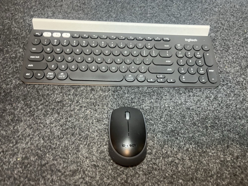 Logitech K780 Wireless Keyboard Multi Device Bluetooth + Mouse Combo With Dongle