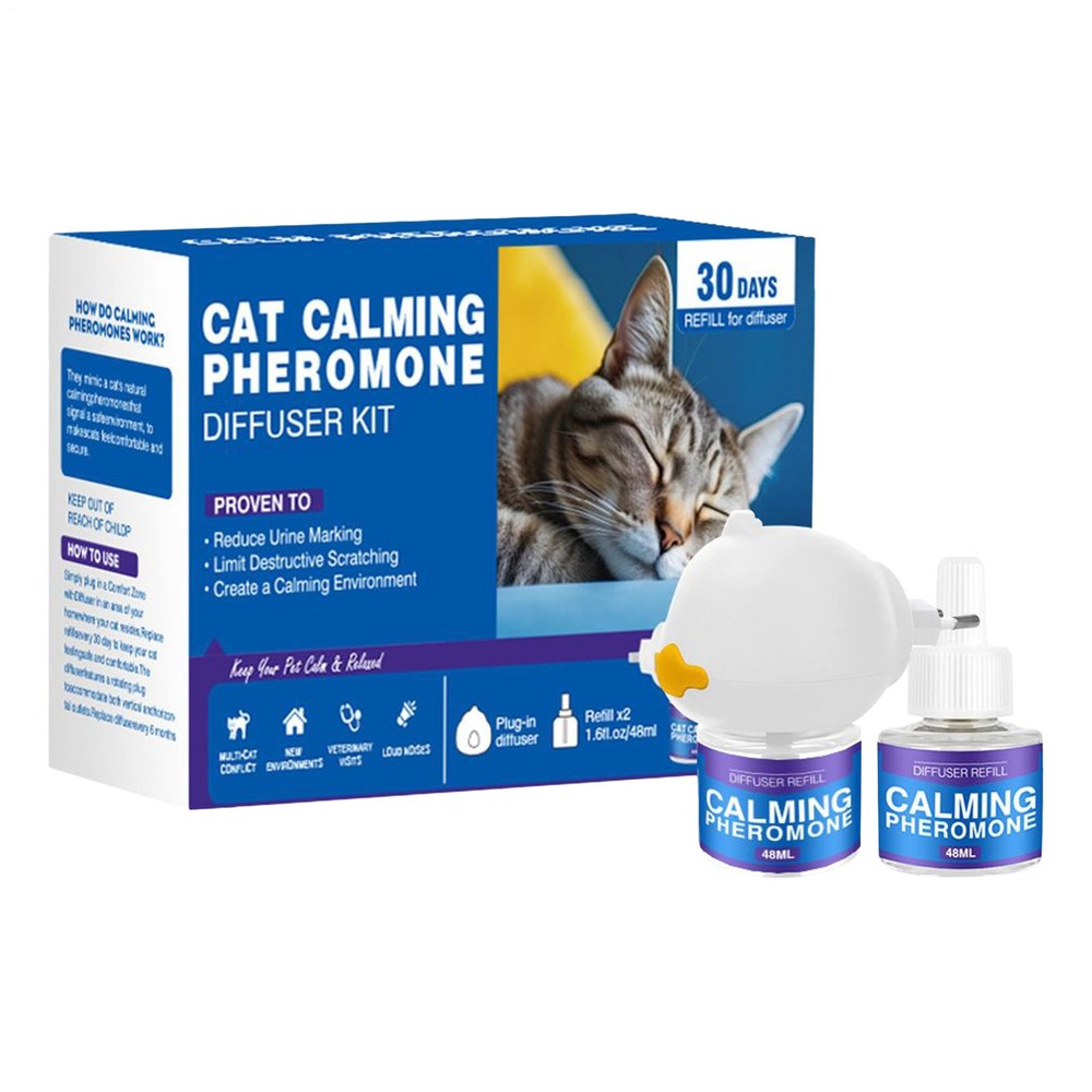 Cat Calming Diffuser Relaxation Diffuser Plug In 60-Day Cat Calming