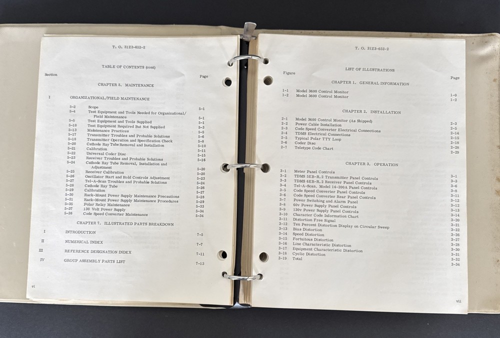 Radiation Inc Technical Manual Engineering Installation Tech Control Center 1961