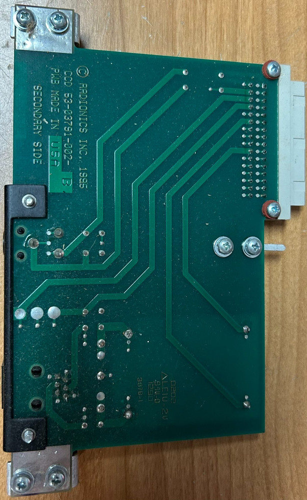 Radionics D6545 Telco Terminal Card
