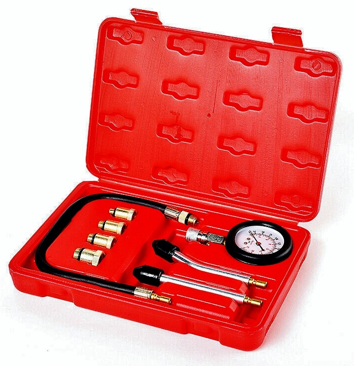 Compression Test Kit Auto / Diesel / Motorcycle large or small (8 PC)