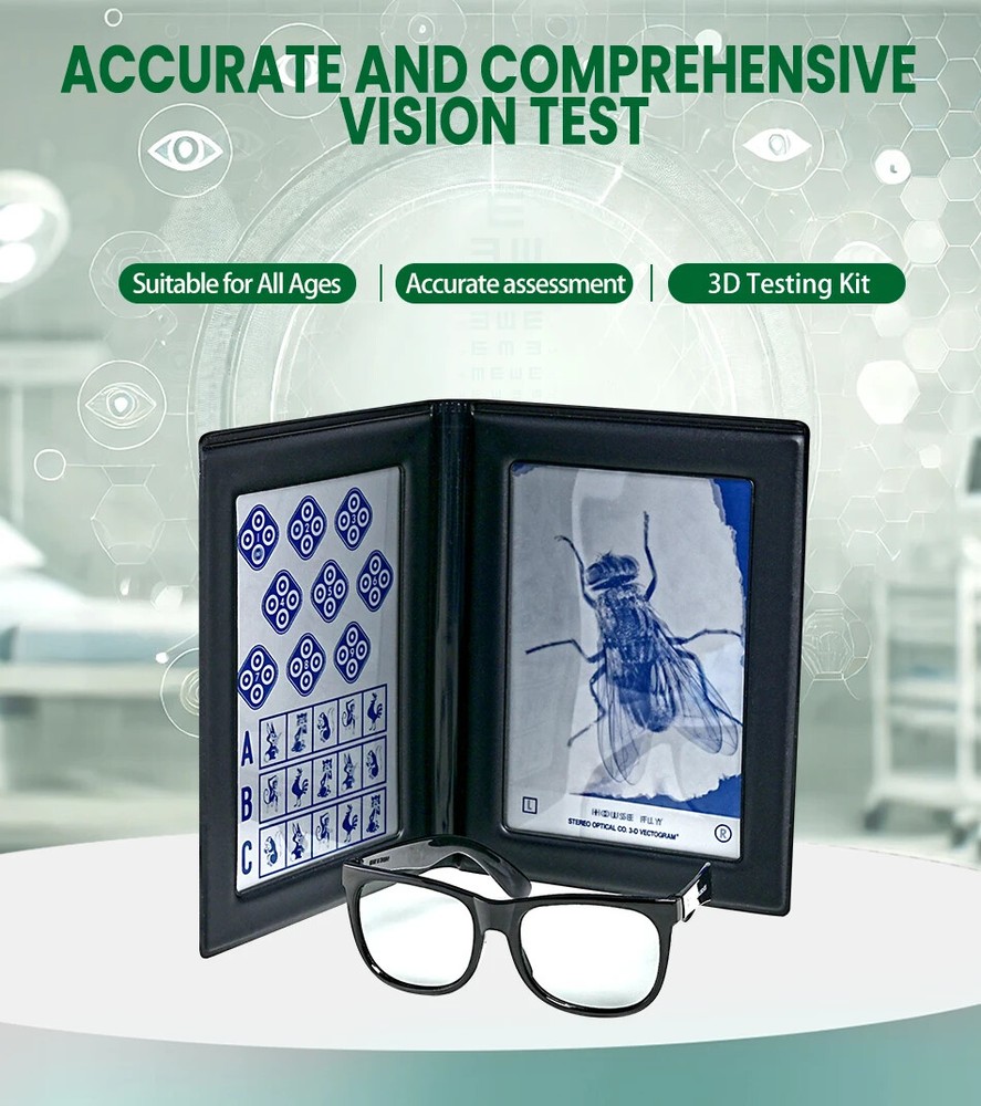 Stereoscopic flying insect vision test for fine depth perception