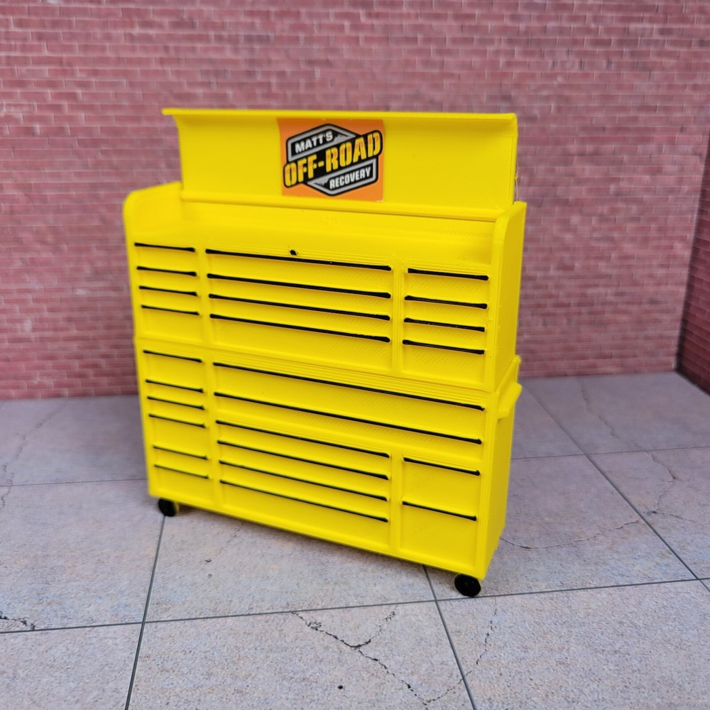 Tool Box MORR 1/18 Scale Garage Display Diorama Accessory