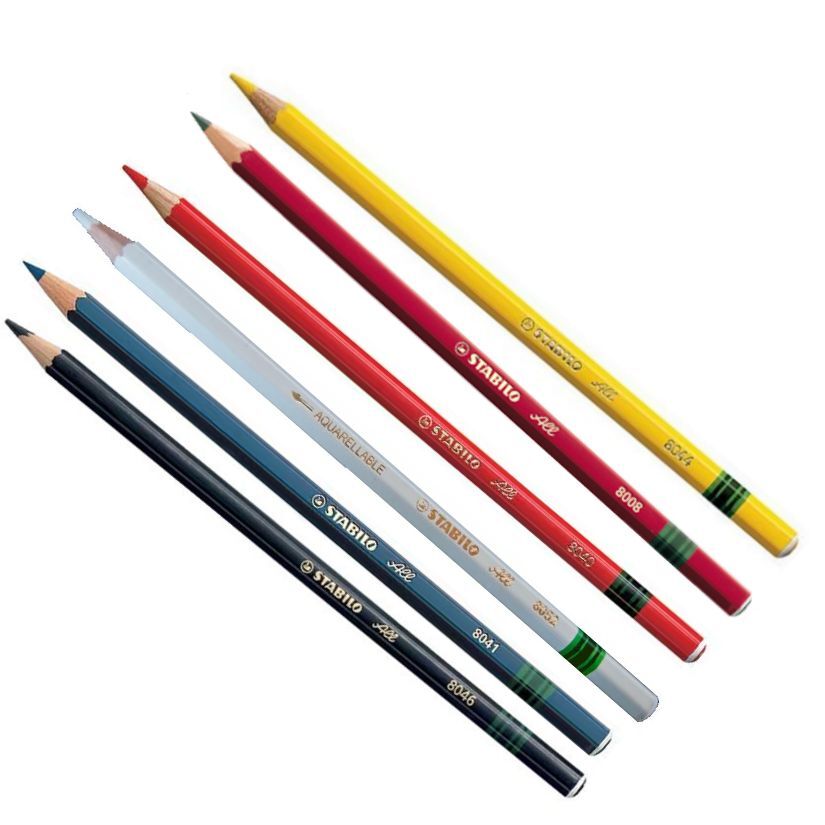Schwan Stabilo Aqualrellable Non-Permanent Pinstriping Art Pencil Choose Color
