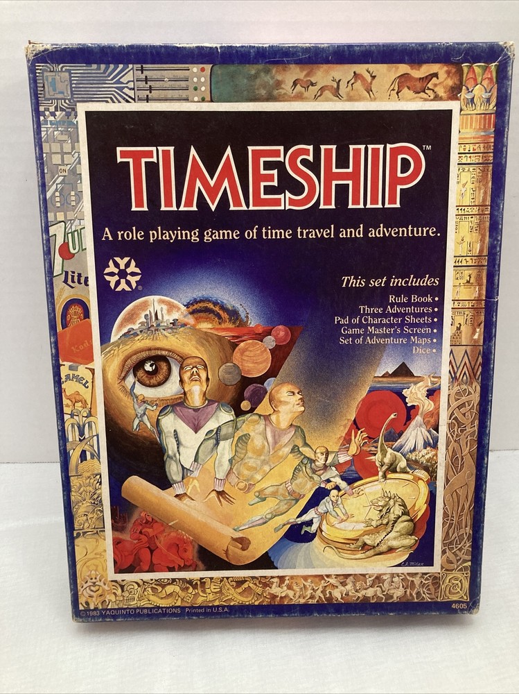 Timeship #4605 Box Set RPG - 1983 Yaquinto