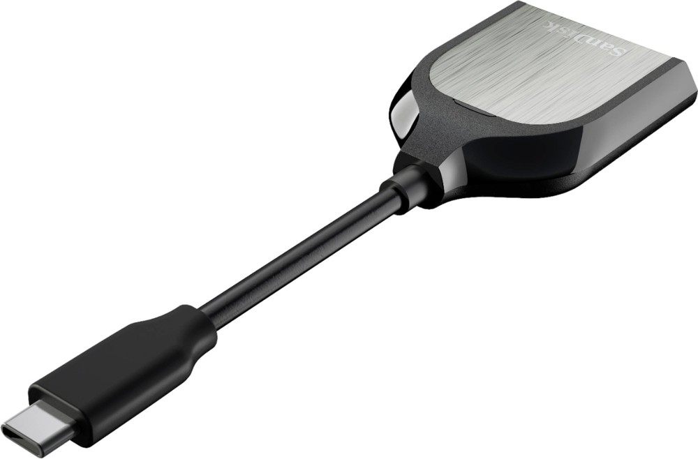 SanDisk - USB 3.0 SD UHS-II Card Reader - Silver