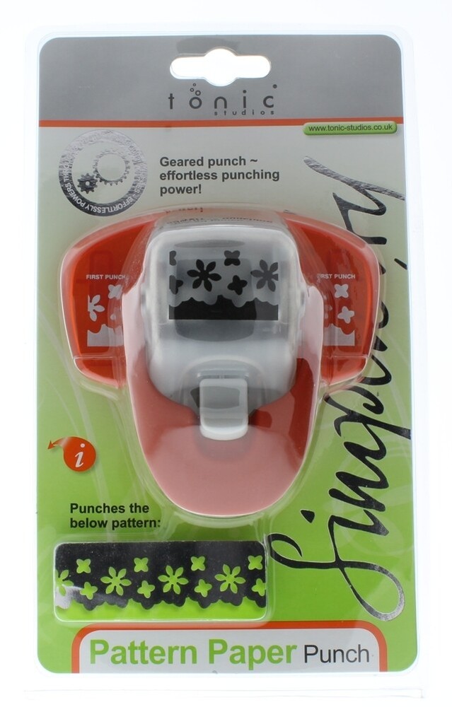 Tonic Studios Simplicity Pattern Paper Punch Floral Border Daisy Trim