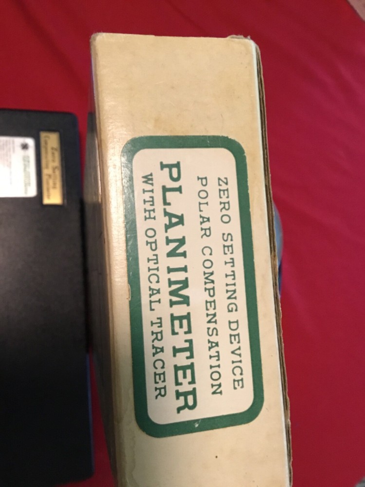 Planimeter Zero setting with optical tracer