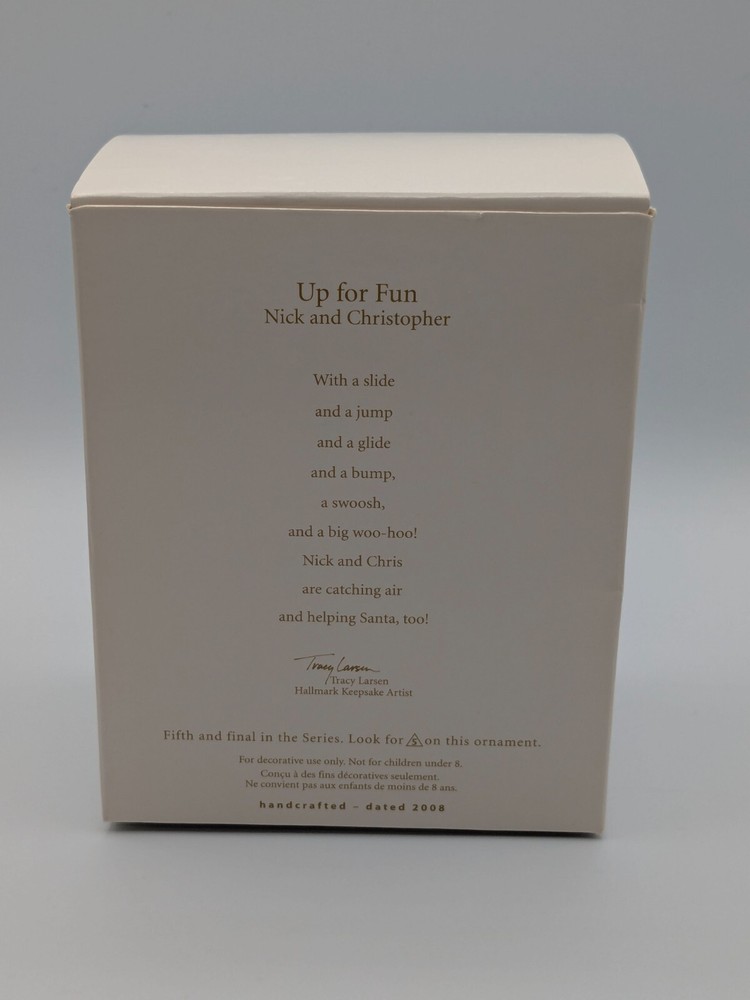 Hallmark Keepsake Up for Fun 2008, 5th & Final in the Nick & Christopher Series