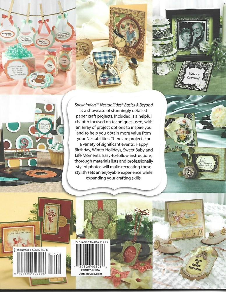 Spellbinders Nestabilities Basics & Beyond - Craft Instruction Book