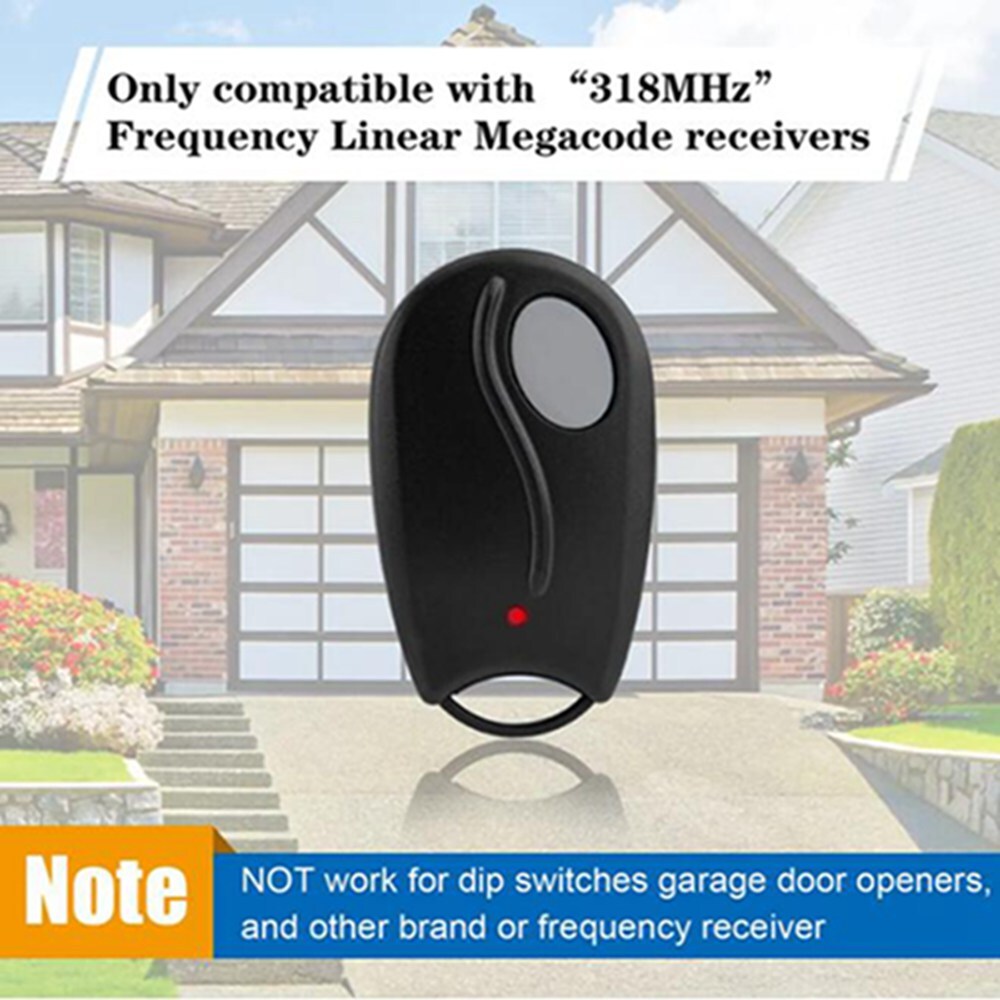 2 For Linear Megacode ACT-31B ACP00879 Mini Key Chain Garage Door Remote Control