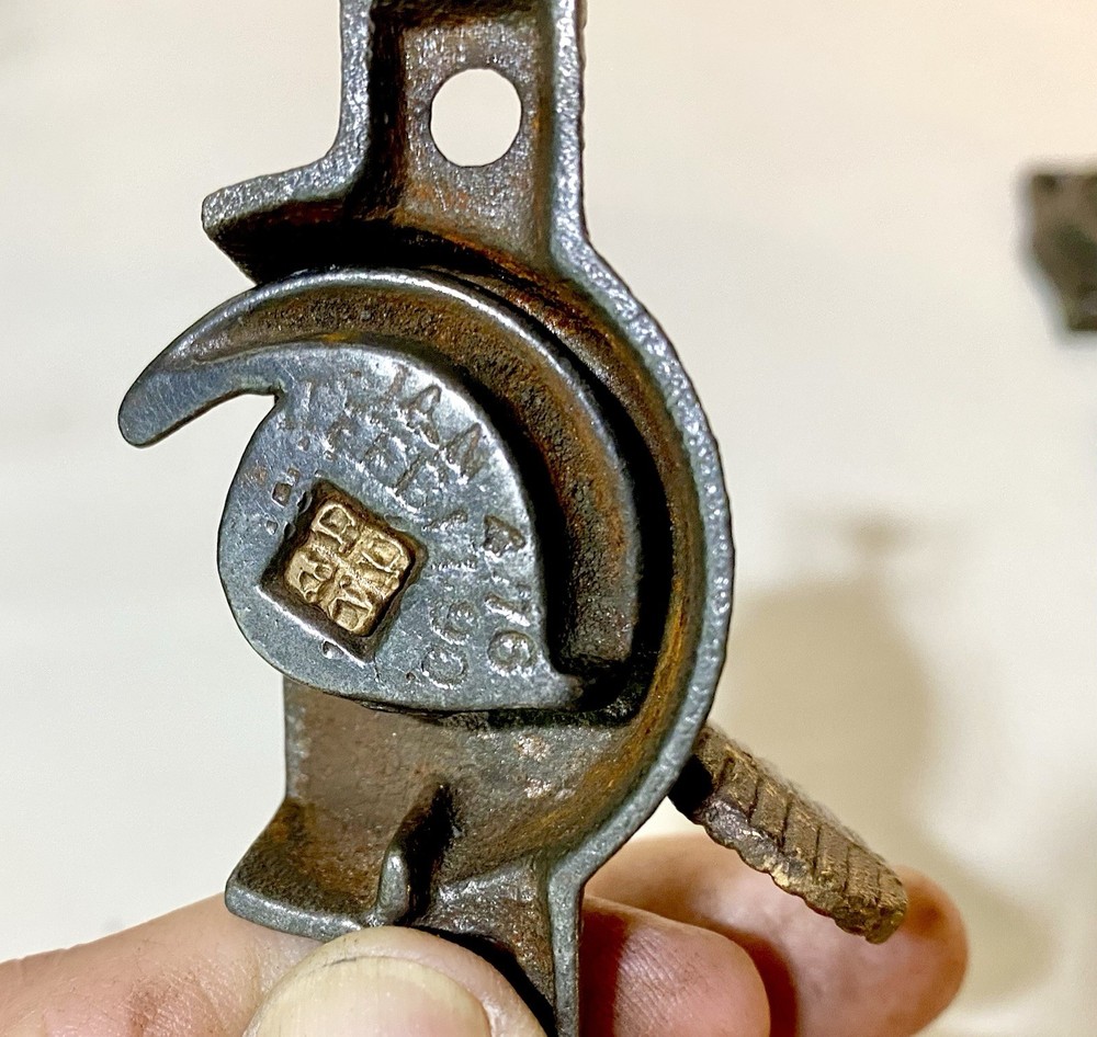 ANTIQUE WINDOW LATCHES WITH ORIGINAL KEEPERS