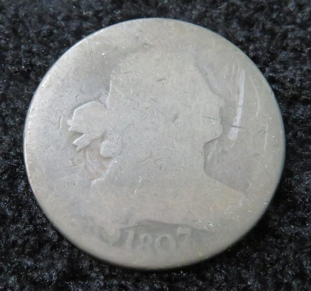 1807 Draped Bust Large Cent * Well Circulated * 5761