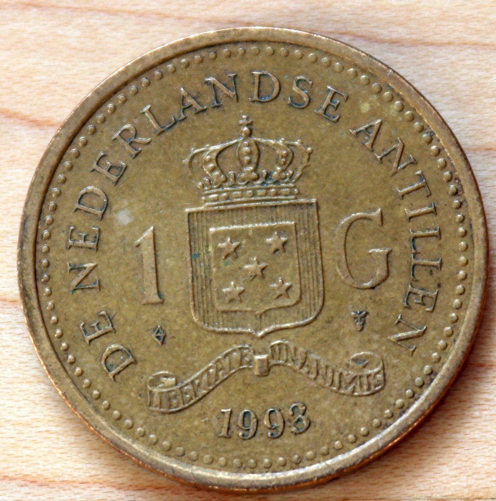 1993 Netherlands Antilles 1 Gulden