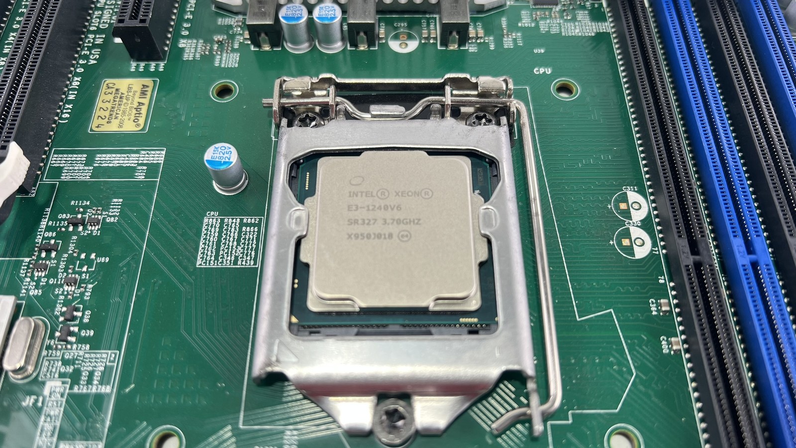 Supermicro X11SSL-F MicroATX Server Motherboard W/ E3-1240 + IO Shield (AN)