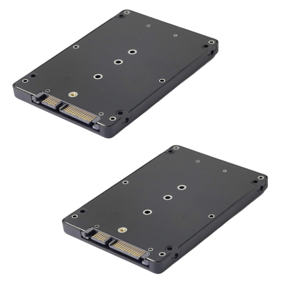 4PCS 2.5"SATA to M2 NGFF SSD Enclosure Converter Internal / External Adapter M.2