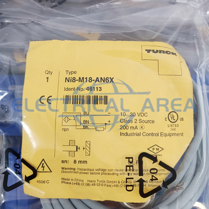1PC Turck NI8-M18-AN6X Proximity Switch Sensor Fast Delivery