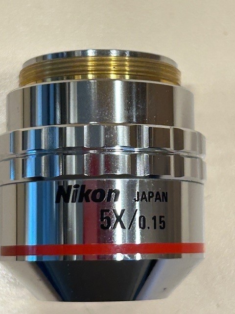 Nikon Microscope Objective Lens 5x / 0.15 CF Plan
