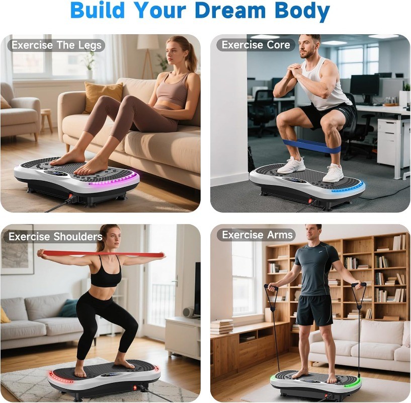 Vibration Plate Exercise Machine Lymphatic Drainage, Vibration Machine