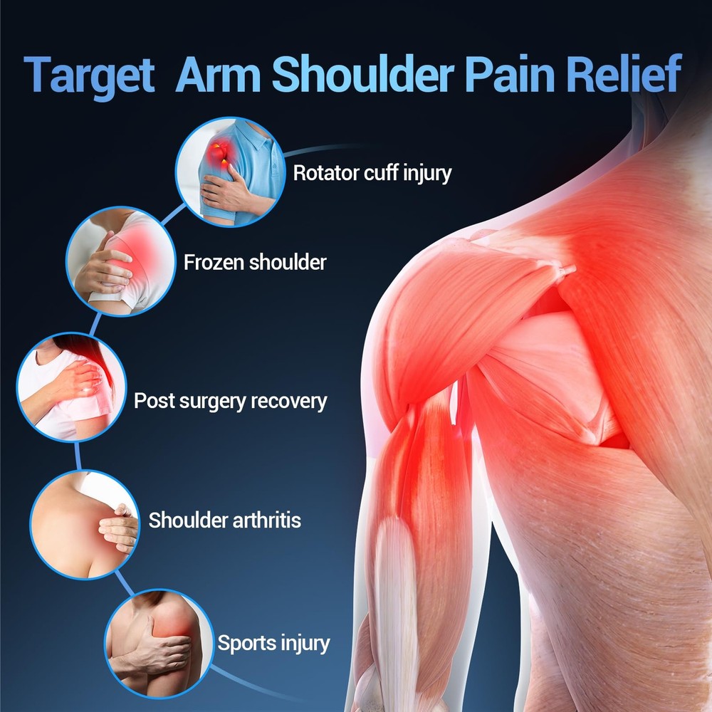 Comfytemp Shoulder Ice Pack Wrap Shoulder Brace Compression Sleeve for Shoulders