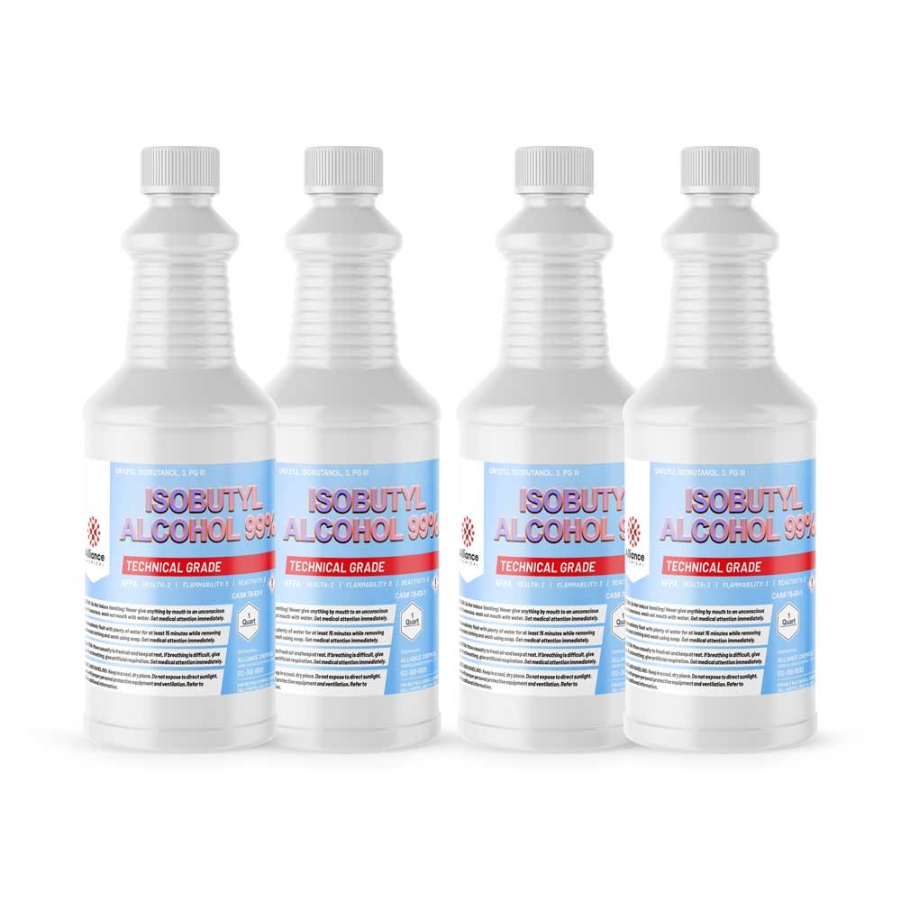 Isobutyl Alcohol 99% - 4 Quarts