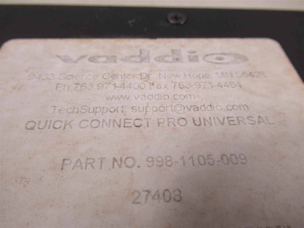 Vaddio Quick Connect PRO Universal 998-1105-009 Cat-5 Camera Interface Control