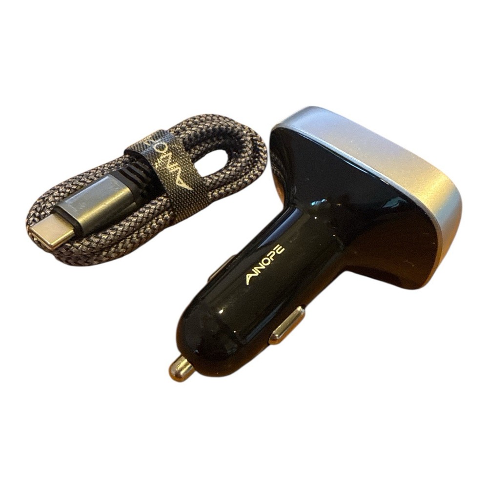 Ainope AV839 Bluetooth FM Transmitter Car Charger 2 USB Port Led Light