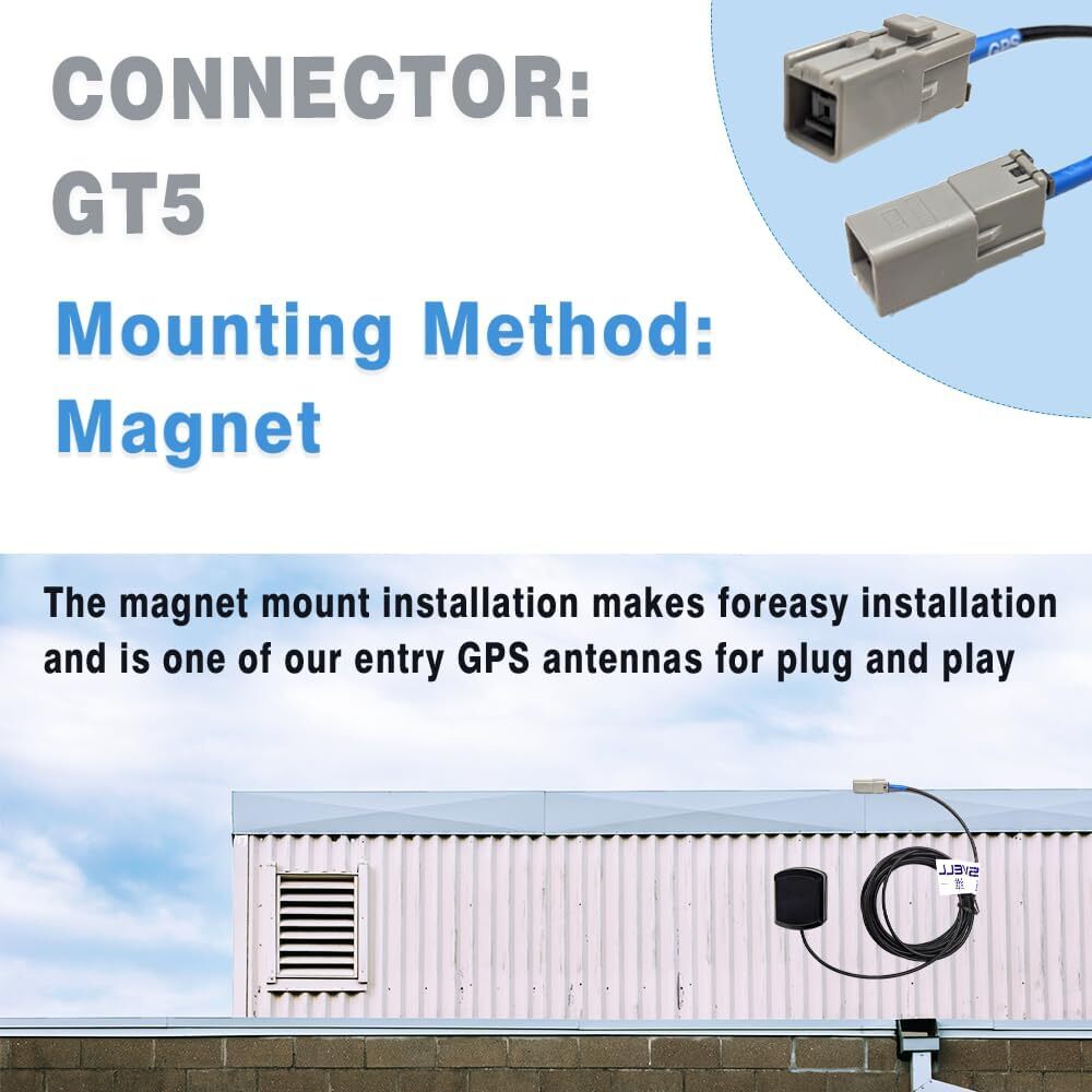 HRS GT5-1S Connection Dash Mount GPS Aerial Antenna for Kenwood DNX DMX Models