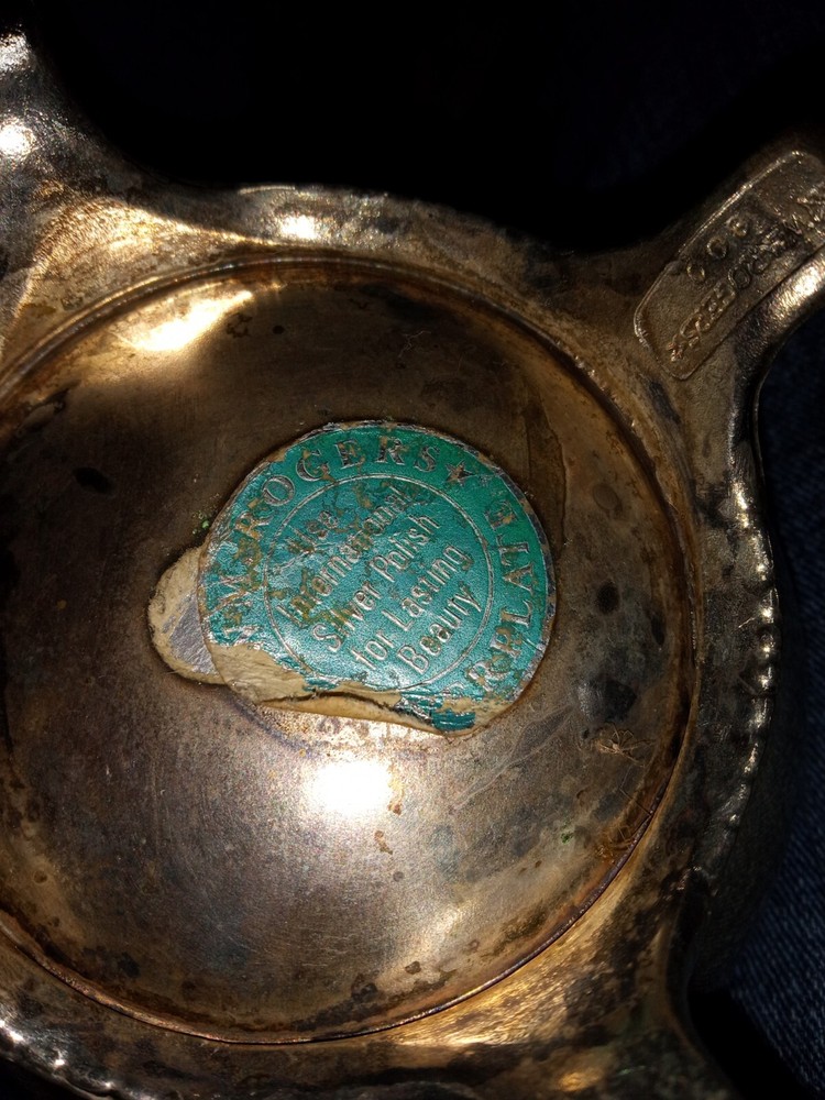 W M Rogers Silver plated Pitcher