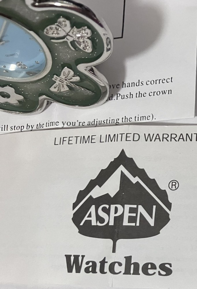 Aspen Table Clock - 3” Tall - Lifetime Warranty (1679)