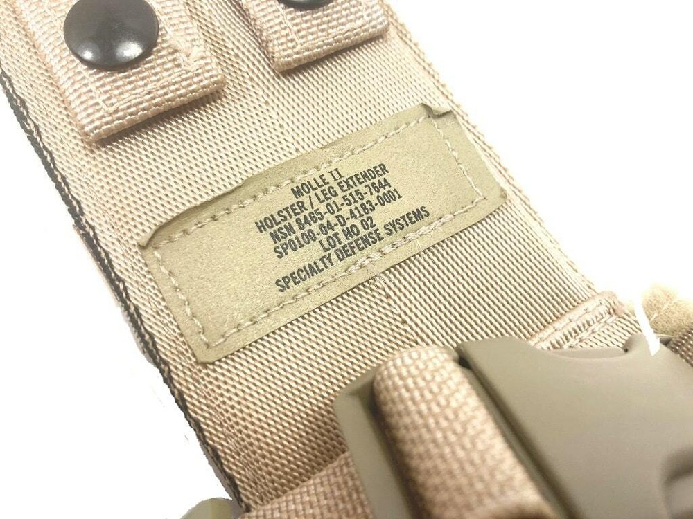 MOLLE 2 Holster Leg Extender, Tan