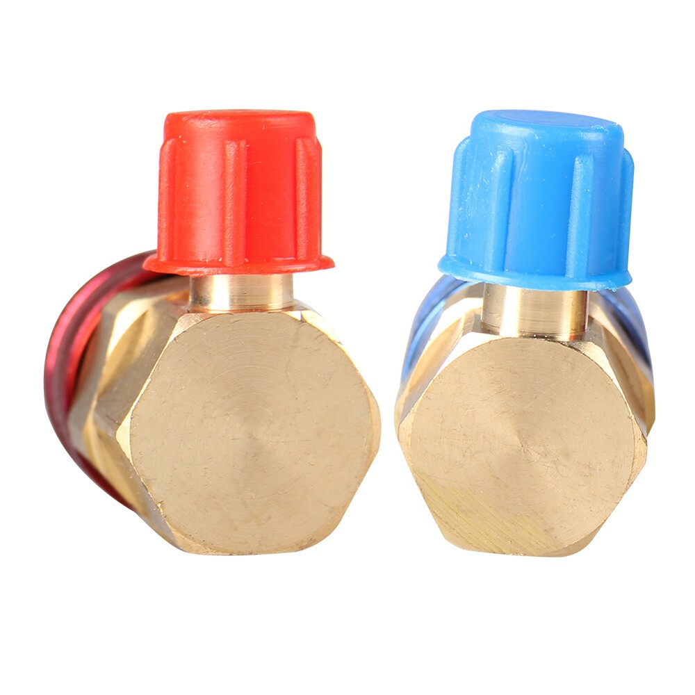 NEW A/C Manifold Gauge Conversion Kit High & Low Angle Quick Adapter HVAC