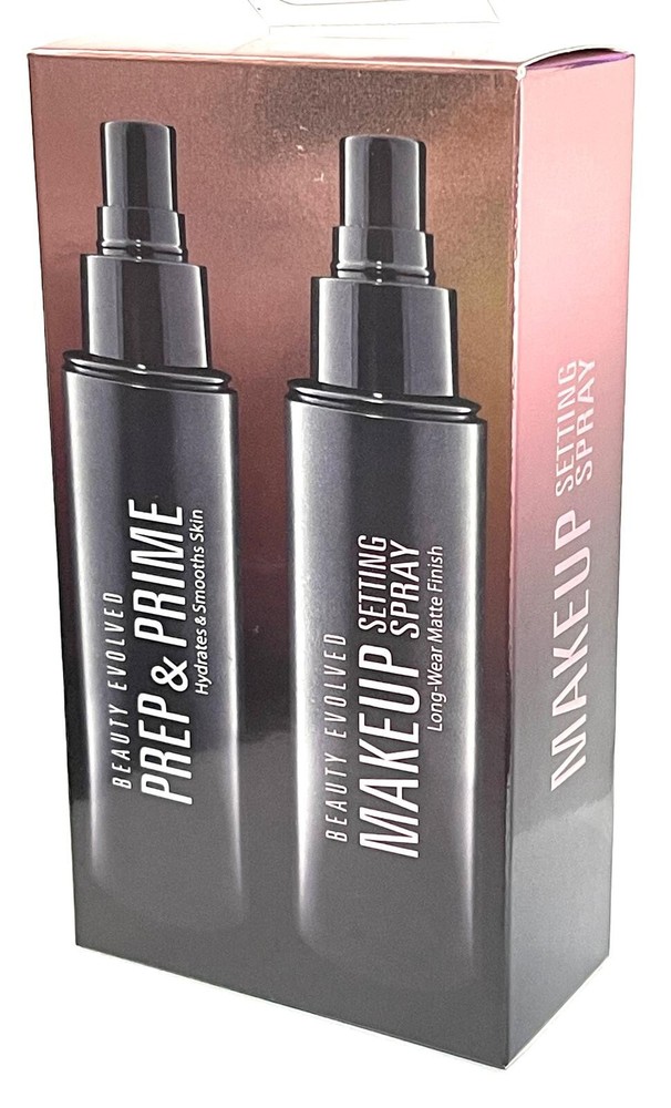 beauty evolved Prep & Prime + makeup setting spray  SEALED
