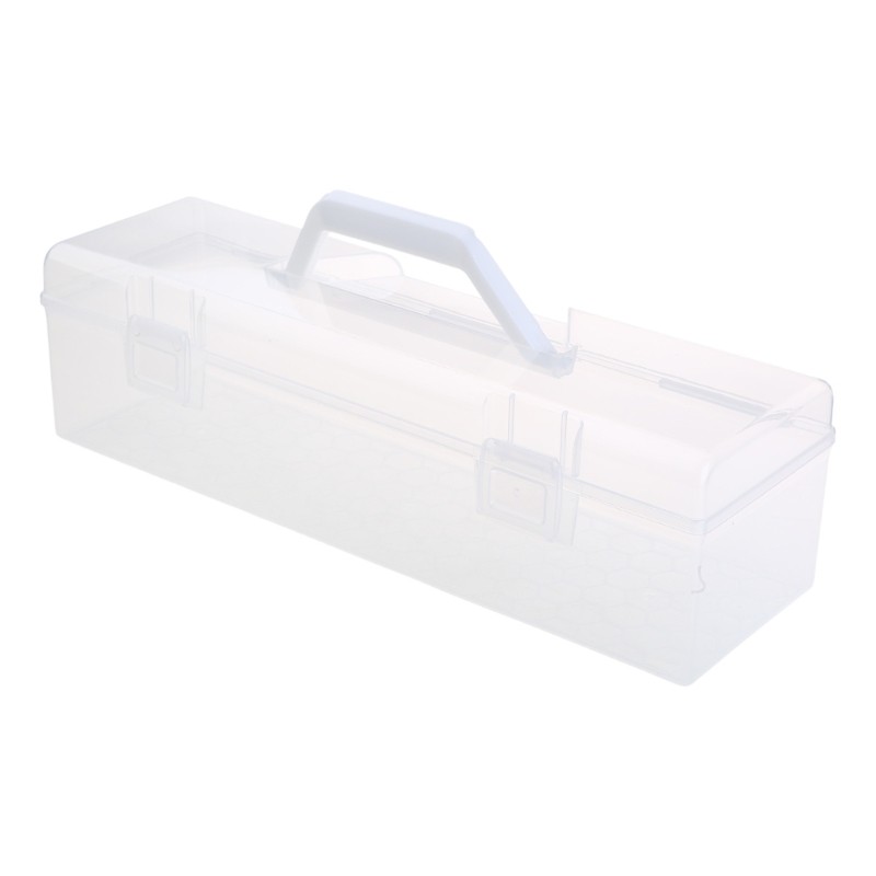 Portable Storage Bin for Tools and Storage Container Clear Storage Case