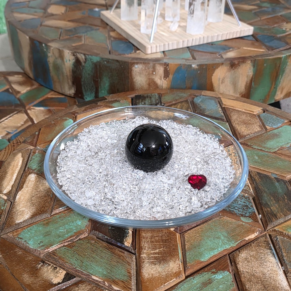 Black Obsidian Spheres- Perfect for Scrying or Decor