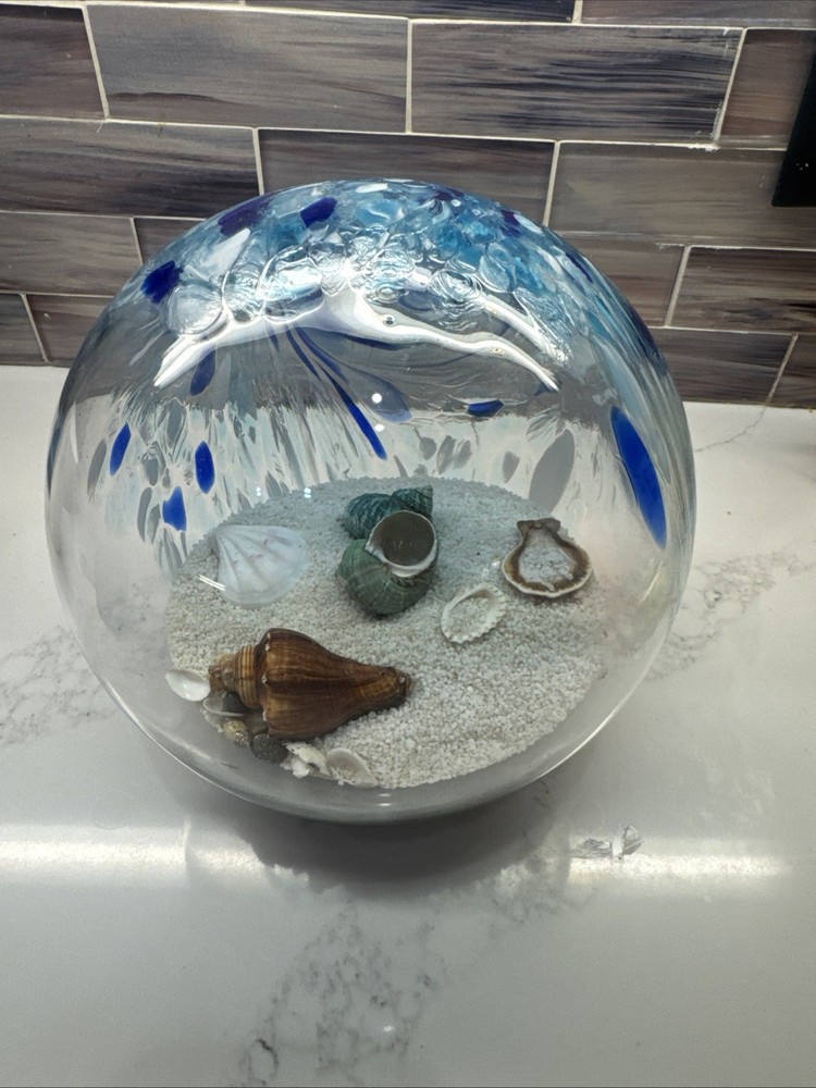 Seashell And Sand Globe 8 Inch’s