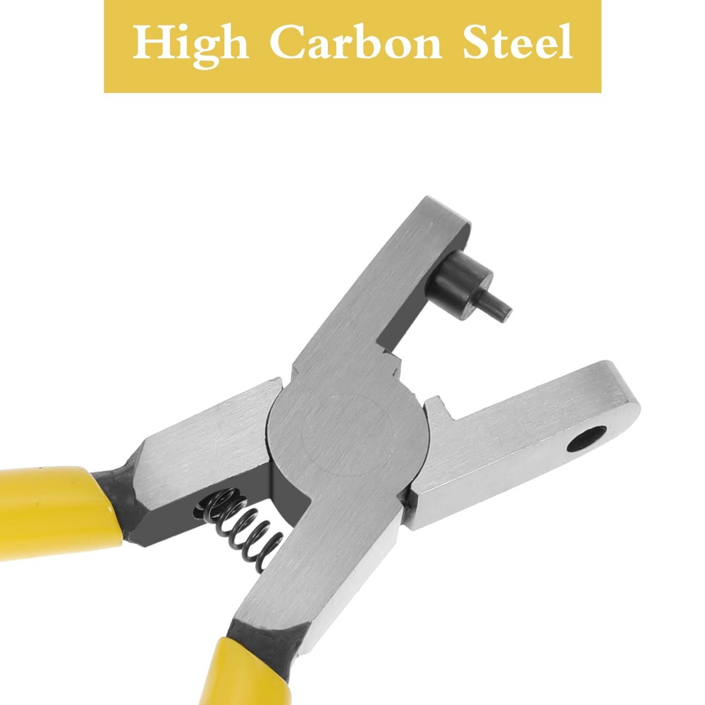 Leather Hole Punch Tool for Belts, Belt Loop Hole Puncher Single Round Hole