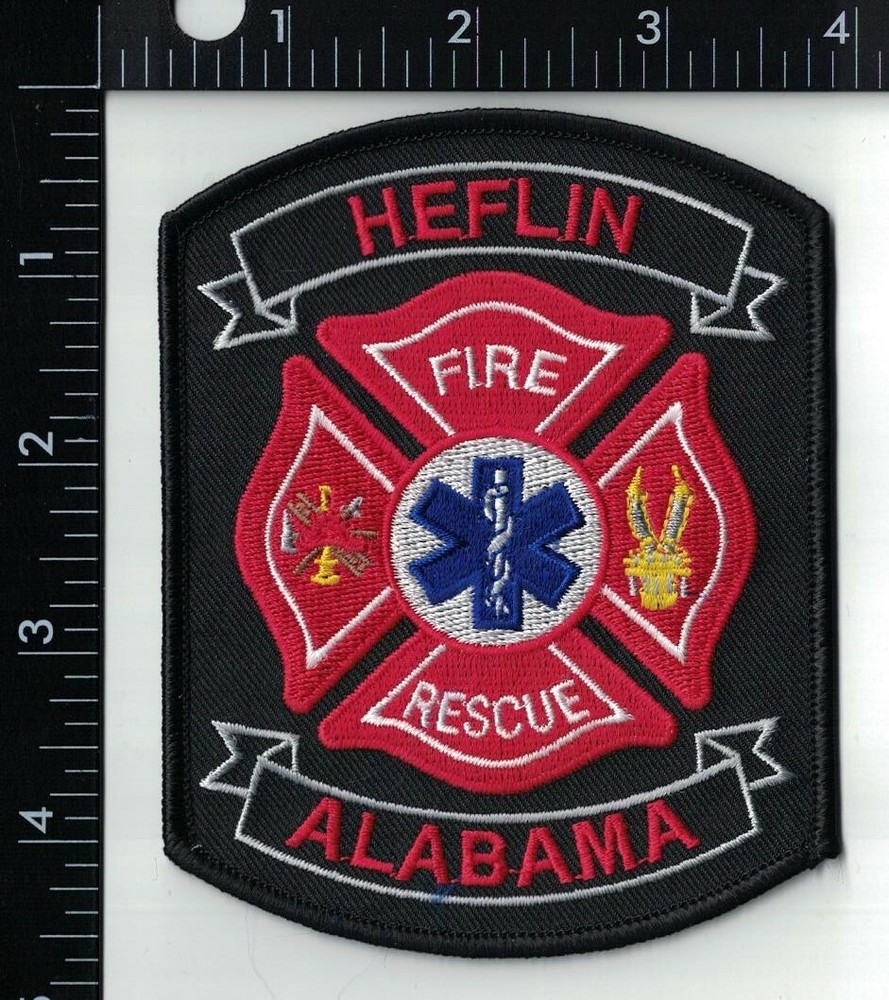 Heflin Fire Rescue AL Firefighter Patch