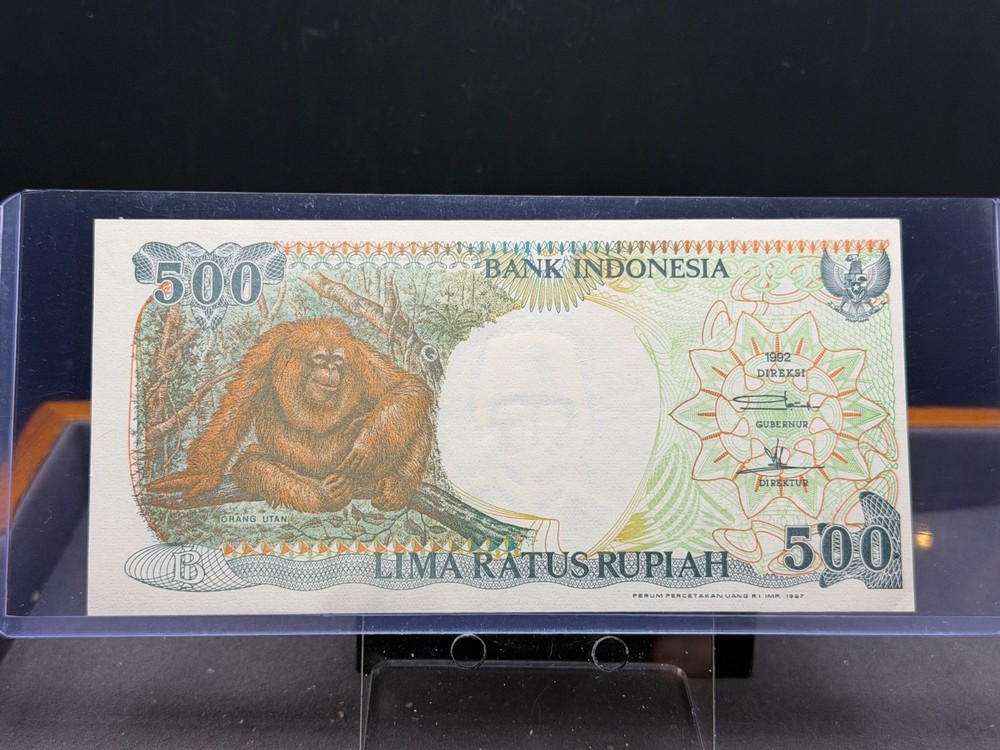 INDONESIA 500 RUPIAH 1992 UNC NOTE
