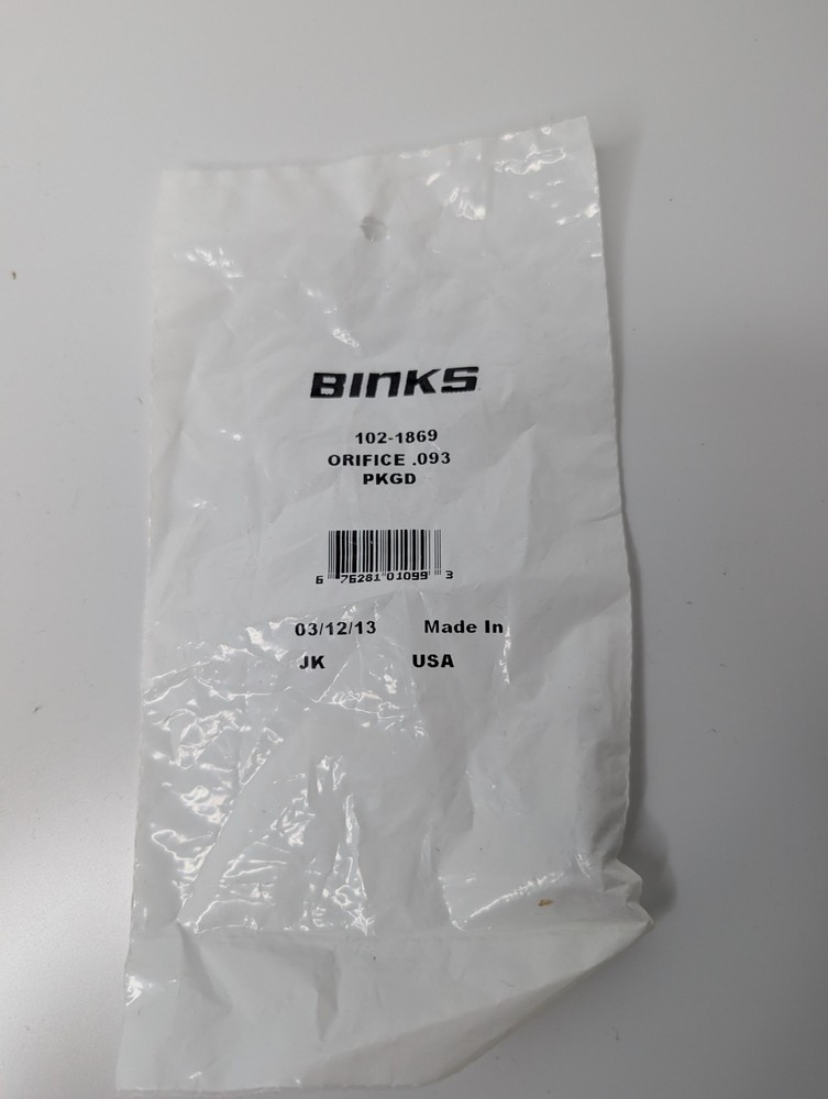 Binks - 102-1869 ORIFICE .093