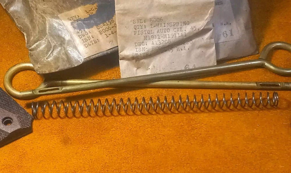 1911 1911A1 Colt Recoil Spring Government Mil. Spec.