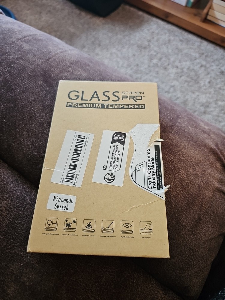 9H+ Nintendo Switch Ultra Clear Slim Premium Tempered Glass Screen Protector