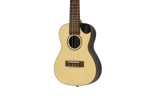 Solid Sitka/Ebony Concert Uke UC490CE